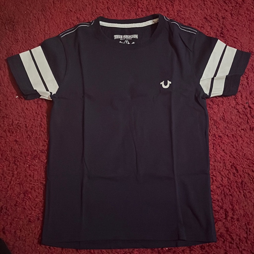 Boys True Religion short  sleeve shirt with back stamped TR 02